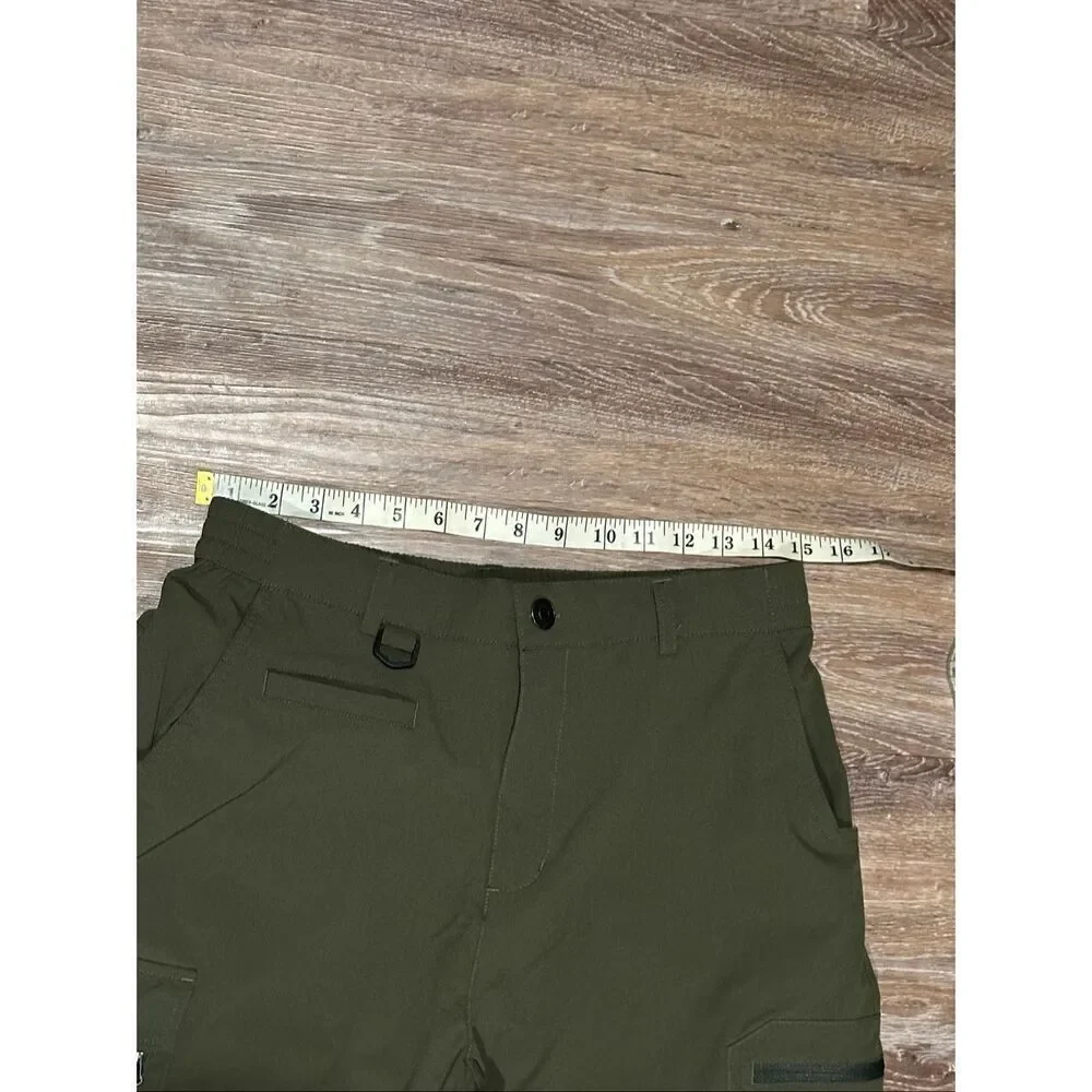 Gradual olive green M outdoor hiking pants nylon